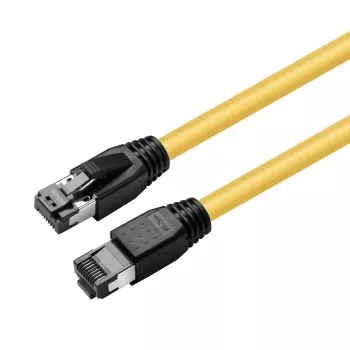 Microconnect MC-SFTP801Y verkkokaapeli keltainen 1 m Cat8.1 S/FTP (S-STP)