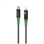 Microconnect MC-SMART USB C-L-1 Lightning-kaapeli 1 m musta, vihreä