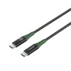 Microconnect MC-SMART USB-C-C-01 USB-kaapeli USB 2.0 1 m USB C musta, vihreä