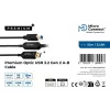 Microconnect MC-USB3.0AB10OP USB-kaapeli USB 3.2 Gen 2 (3.1 Gen 2) 10 m USB A USB B musta