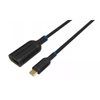 Videokaapeli-sovitin Microconnect MC-USBCDP-A 0,2 m USB Type-C - DisplayPort musta