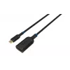 Videokaapeli-sovitin Microconnect MC-USBCDP-A 0,2 m USB Type-C - DisplayPort musta