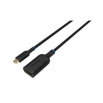 Videokaapeli-sovitin Microconnect MC-USBCDP-A 0,2 m USB Type-C - DisplayPort musta