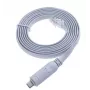 Microconnect MC-USBCETHM USB-kaapeli 1,8 m USB A RJ-45 musta
