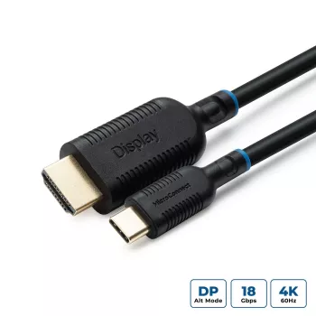 Microconnect MC-USBCHDMI1 videokaapeli-sovitin 1 m HDMI Type-A (Standard) USB Type-C musta