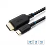 Microconnect MC-USBCHDMI5 videokaapeli-sovitin 5 m HDMI Type-A (Standard) USB Type-C musta
