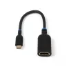 Microconnect MC-USBCHDMI-A videokaapeli-sovitin 0,2 m USB C HDMI musta