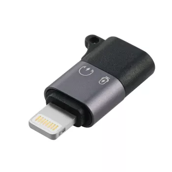 Kaapeli-sukupuolisovitin Microconnect MC-USBCLIGHT USB C - Lightning hopea
