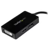 StarTech.com Travel A/V-sovitin: 3-in-1 Mini DisplayPort - DisplayPort, DVI tai HDMI -muunnin
