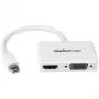 StarTech.com matka-A/V-sovitin: 2-in-1 Mini DisplayPort - HDMI tai VGA -muunnin - valkoinen