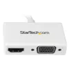 StarTech.com matka-A/V-sovitin: 2-in-1 Mini DisplayPort - HDMI tai VGA -muunnin - valkoinen