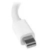 StarTech.com matka-A/V-sovitin: 2-in-1 Mini DisplayPort - HDMI tai VGA -muunnin - valkoinen