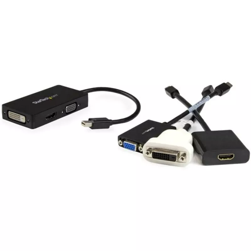StarTech.com matka-A/V-sovitin: 3-in-1 Mini DisplayPort - VGA DVI tai HDMI -muunnin