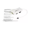 StarTech.com Travel A/V -sovitin: 3-in-1 Mini DisplayPort - VGA DVI tai HDMI -muunnin - valkoinen