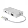 Microconnect MDPDVIHDMIVGAAA kannettavan telakka/porttitoistin valkoinen