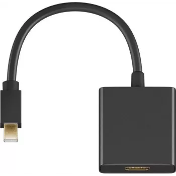 Microconnect MDPHDMIB videokaapeli-adapteri 0,15 m Mini DisplayPort HDMI Type-A (Standard) musta