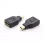 Microconnect MDPMDPF kaapeliadapteri Mini DisplayPort DisplayPort musta