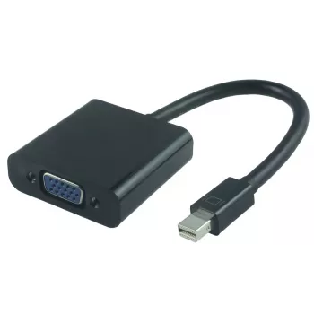 Microconnect MDPVGA2B videokaapeli-adapteri 0,15 m Mini DisplayPort VGA (D-Sub) musta