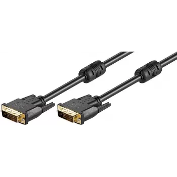 Microconnect MONCC2F DVI-kaapeli 2 m DVI-D musta