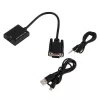 Microconnect MONGGHDMI videokaapeliadapteri 0,3 m HDMI Type-A (standardi) VGA (D-Sub) musta