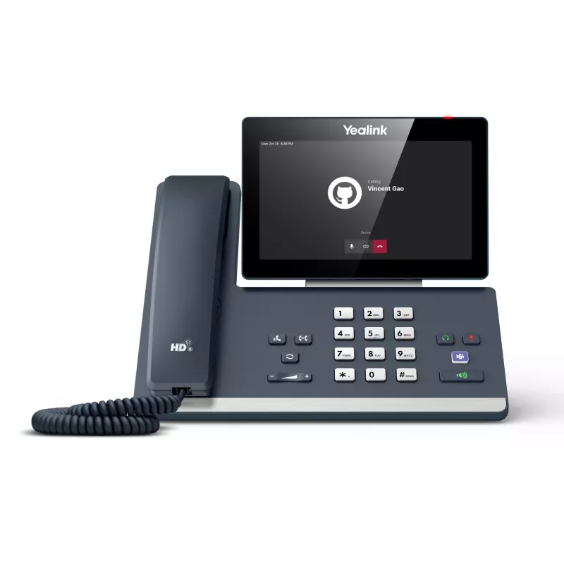 Yealink MP58 Microsoft Teams Edition, IP-puhelin, harmaa, johdollinen luuri, pöytä, Android, Microsoft Teams