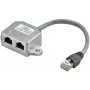 Microconnect MPK420 verkkokaapeli harmaa 0,2 m Cat5e F/UTP (FTP)