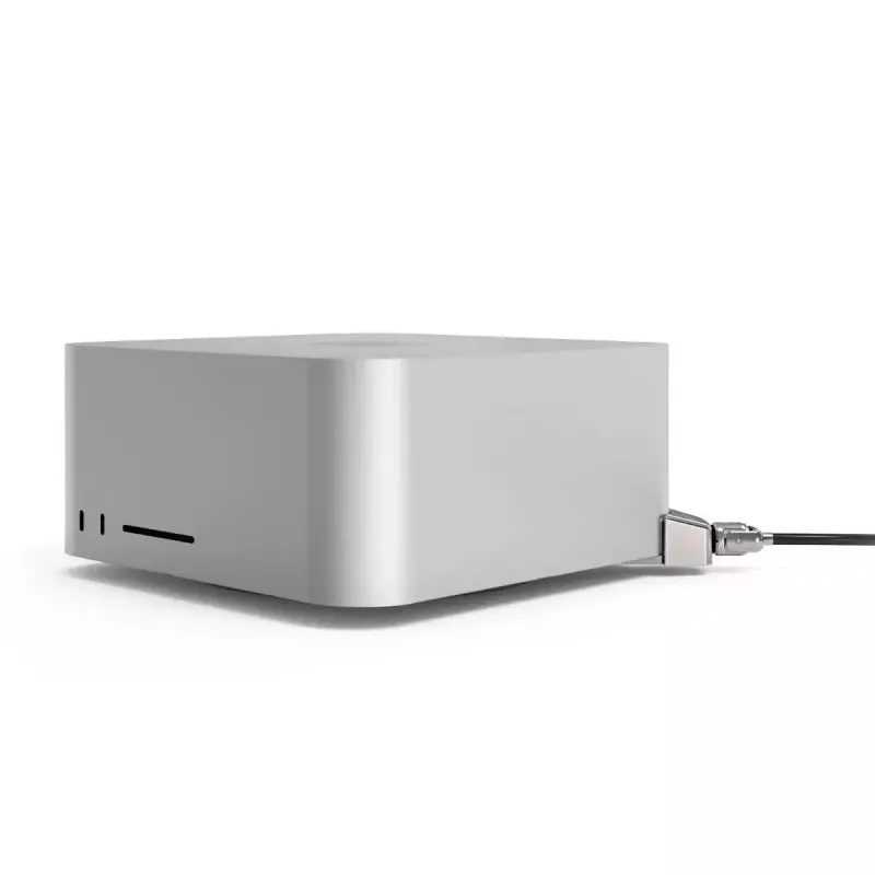 Compulocks Mac Studio Ledge Lock -sovitin avaimellinen kaapelilukko hopea