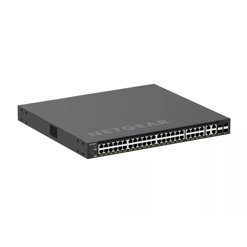 NETGEAR M4350-44M4X4V hallittava L3 2.5G Ethernet (100/1000/2500) Power over Ethernet (PoE) 1U musta