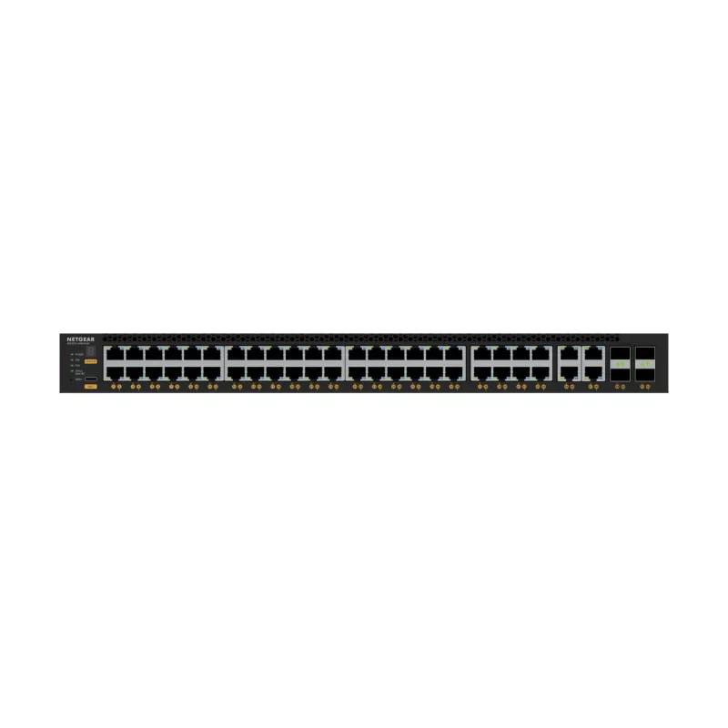 NETGEAR M4350-44M4X4V hallittava L3 2.5G Ethernet (100/1000/2500) Power over Ethernet (PoE) 1U musta