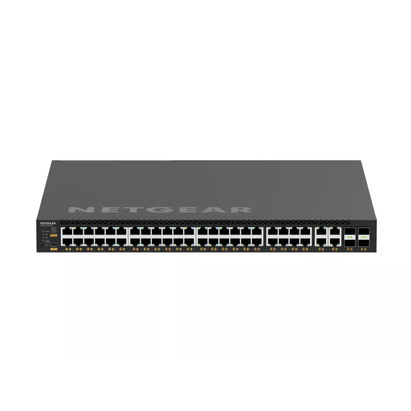 NETGEAR M4350-44M4X4V hallittava L3 2.5G Ethernet (100/1000/2500) Power over Ethernet (PoE) 1U musta