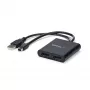 StarTech.com 2-porttinen moninäyttösovitin - Mini DisplayPort kahteen DisplayPort MST-keskitin - kaksi 4K 30Hz - videonjakaja laajennettuun työpöytätilaan vain Windows-PC:illä - mDP 1.2 kahteen DP