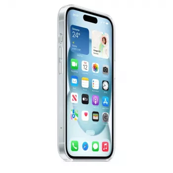 Suojakotelo iPhone 15:lle Apple, MagSafe, läpinäkyvä, PC, 6,1 tuuman näytölle