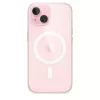 Suojakotelo iPhone 15:lle Apple, MagSafe, läpinäkyvä, PC, 6,1 tuuman näytölle