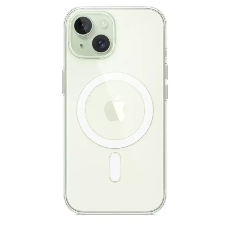 Suojakotelo iPhone 15:lle Apple, MagSafe, läpinäkyvä, PC, 6,1 tuuman näytölle