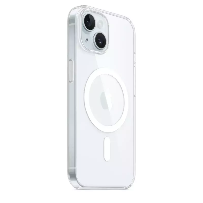 Suojakotelo iPhone 15:lle Apple, MagSafe, läpinäkyvä, PC, 6,1 tuuman näytölle