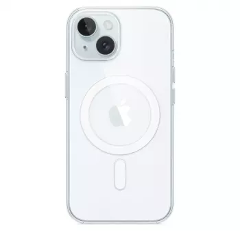 Suojakotelo iPhone 15:lle Apple, MagSafe, läpinäkyvä, PC, 6,1 tuuman näytölle