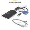 StarTech.com USB Crash Cart -sovitin tiedostonsiirrolla ja videokaappauksella