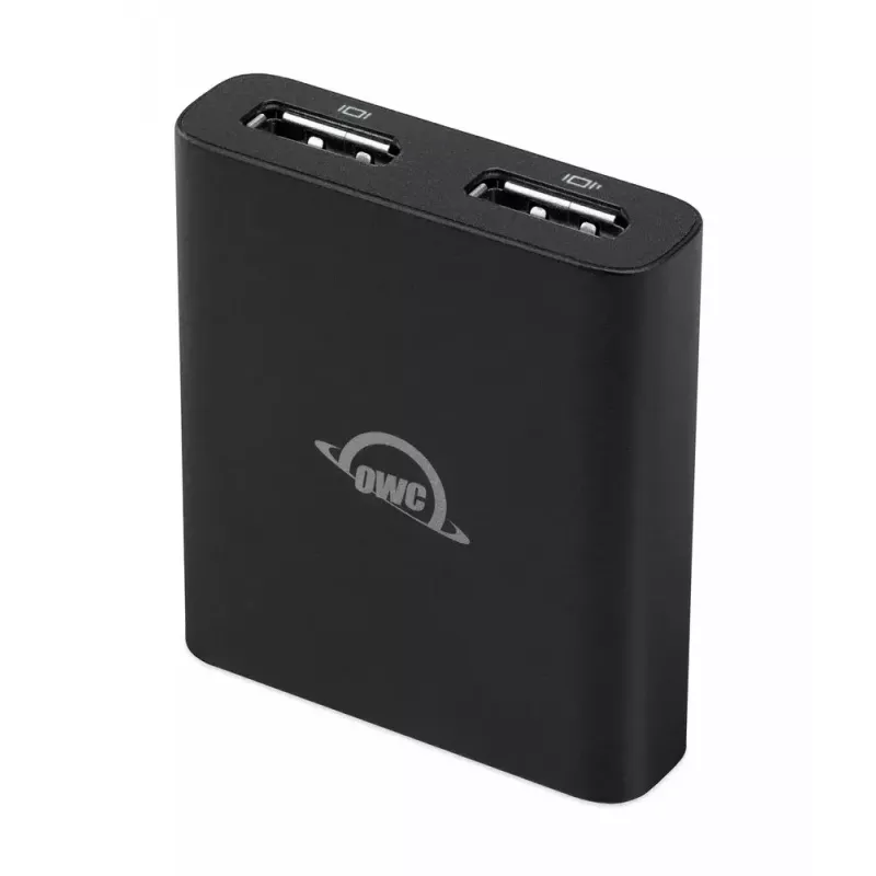 OWC Thunderbolt Dual DisplayPort -sovitin USB-näytönohjainsovitin 7680 x 4320 pikseliä musta