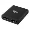 OWC Thunderbolt Dual DisplayPort -sovitin USB-näytönohjainsovitin 7680 x 4320 pikseliä musta