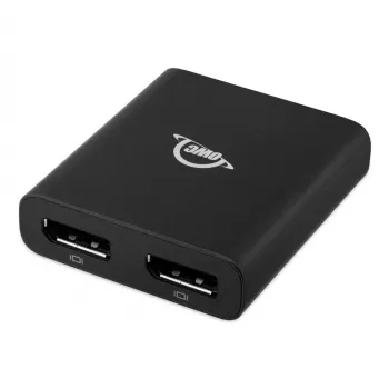 OWC Thunderbolt Dual DisplayPort -sovitin USB-näytönohjainsovitin 7680 x 4320 pikseliä musta