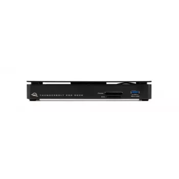 OWC Thunderbolt Pro Dock langallinen Thunderbolt 3 musta 85W virransyöttö 40 Gbit/s