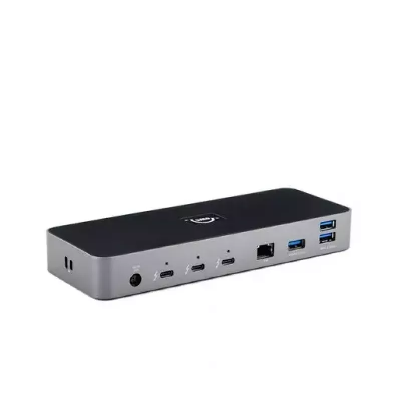 OWC Thunderbolt 4 langallinen telakka musta harmaa 3,5 mm Ethernet 1000 Mbit/s