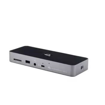 OWC Thunderbolt 4 langallinen telakka musta harmaa 3,5 mm Ethernet 1000 Mbit/s