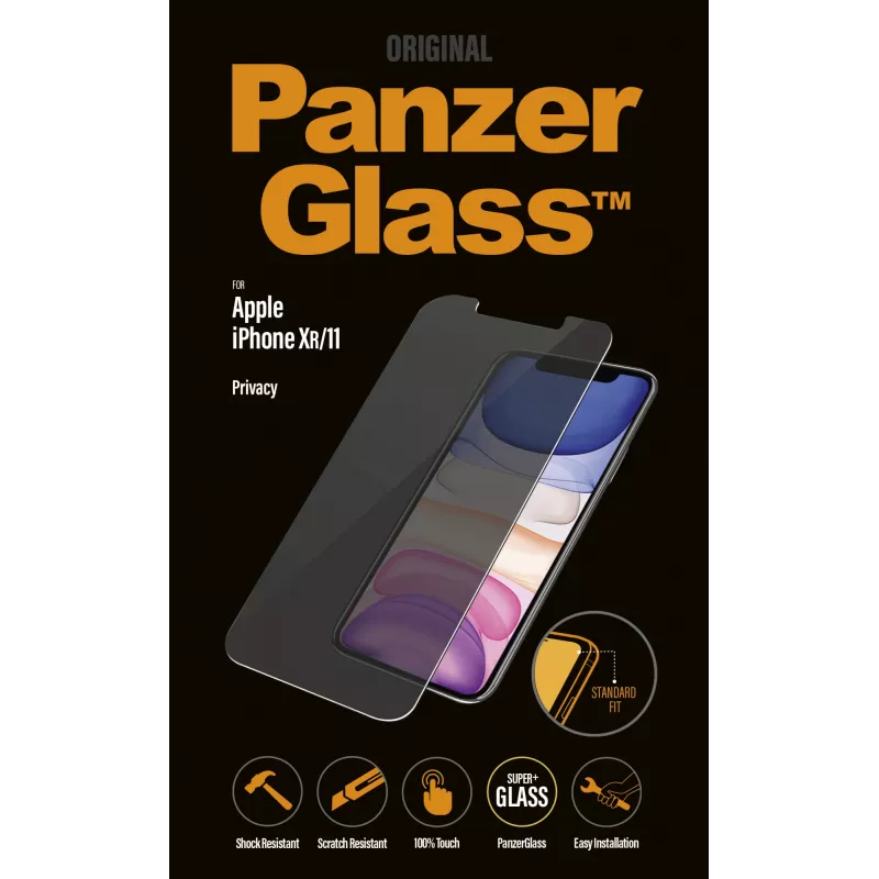 PanzerGlass ® tietosuojanäytönsuoja iPhone 11 | XR | Standard Fit