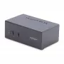 StarTech.com 2-porttinen kahden näytön DisplayPort KVM-kytkin, 4K 60Hz, 2x USB 5Gbps hub-portit, 2x USB 2.0 HID -portit, pikanäppäin- ja painikevaihto, TAA-yhteensopiva – ESD-suojataso 3