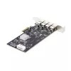 StarTech.com 4-porttinen USB PCIe-kortti, USB 3.2 5 Gbit/s, PCI Express -laajennuskortti, jossa 4 riippumatonta USB-ohjainta, 4 USB-A-porttia, Windows/macOS/Linux
