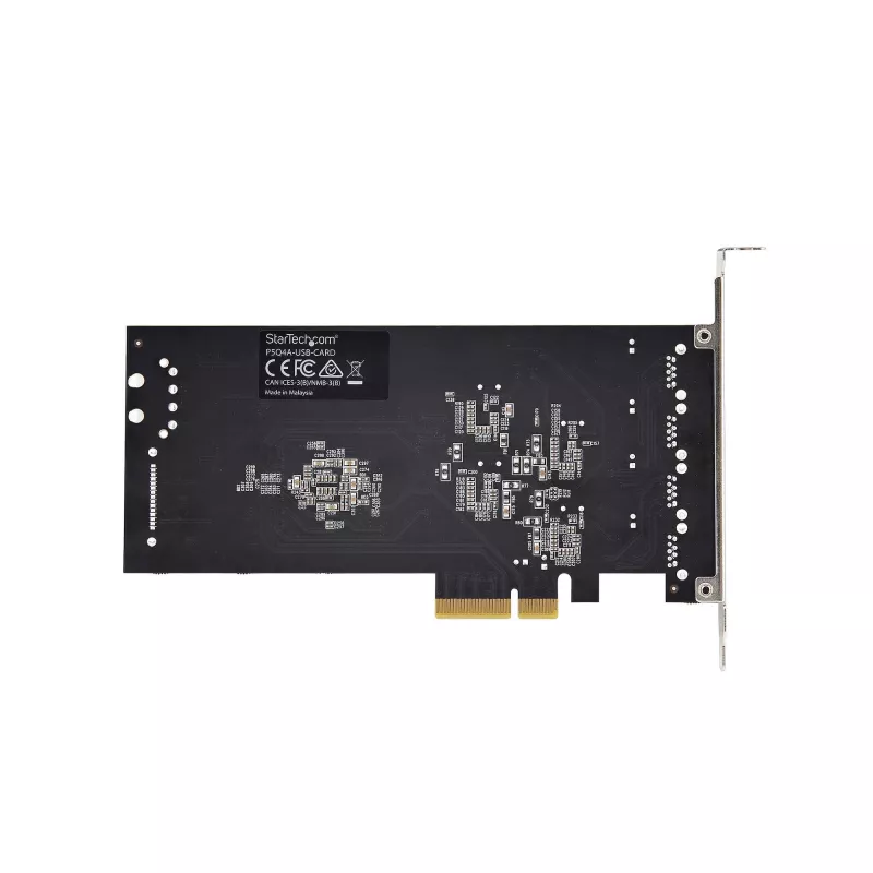 StarTech.com 4-porttinen USB PCIe-kortti, USB 3.2 5 Gbit/s, PCI Express -laajennuskortti, jossa 4 riippumatonta USB-ohjainta, 4 USB-A-porttia, Windows/macOS/Linux
