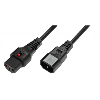 Microconnect PC1003 virtakaapeli musta 1,5 m kylmälaite pistoke C13 kylmälaite liitin C14