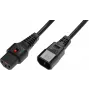 Microconnect PC1021 virtakaapeli musta 2 m C13-liitin C14-liitin