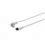 Microconnect PE010818W virtajohto valkoinen 1,8 m virtapistoke tyyppi F C5-liitin